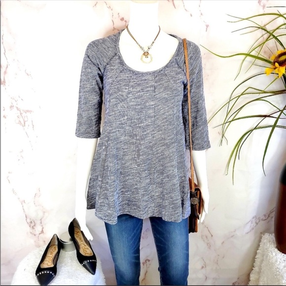 ANTHROPOLOGIE/DELETTA blue top - Picture 7 of 10